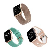 WITHit Bands for 38mm or 40mm Apple Watch, Exclusive 3 Pack