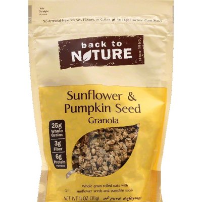 Back To Nature Sunflower Pumpkin Seed Granola 11 Oz 6 Ct Sam S Club