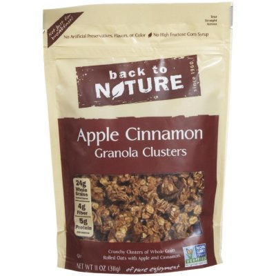 Back To Nature Apple Cinnamon Granola Clusters (11 oz. box, 6 ct