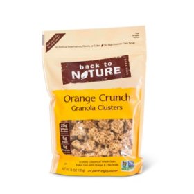 Back To Nature Orange Crunch Granola Clusters 11 Oz 6 Ct Sam S Club