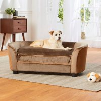 Enchanted Home Pet Ultra Plush Panache Pet Sofa, Large Dogs Up To 60 lbs (Choose Your Fabric)