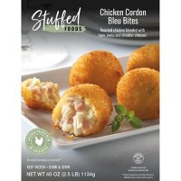 Stuffed Foods Chicken Cordon Bleu Bites, Frozen (40 oz.)