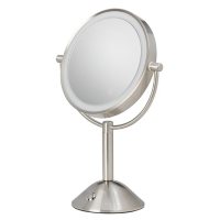 Tosca LED Vanity Mirror for Make Up, Brushed Nickel