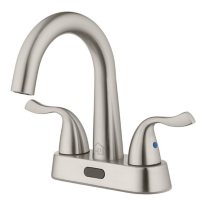 Homewerks Two Handle Touchless Bathroom Faucet