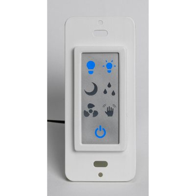 Homewerks Smart Vent Bathroom Ventilation Fan with Motion Sensor and LED Light