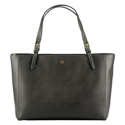 Women's Large York Leather Buckle Tote by Tory Burch - Sam's Club