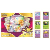 Pokémon Alakazam V Box + 6 Promo Cards		