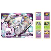 Pokémon Galarian Rapidash V Box + 6 Promo Cards		