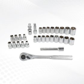 WORX 30PC 1/2" DR. 6 POINT SOCKET SET 