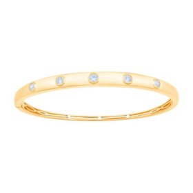 0.50 CT. T.W. Diamond Bangle in 14K Yellow Gold