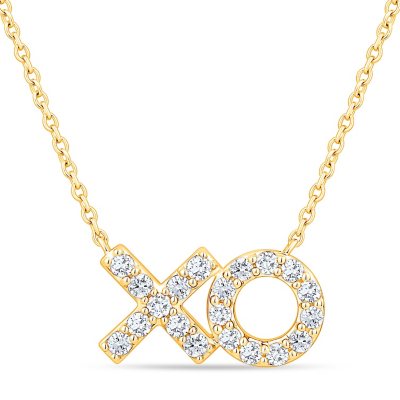 Diamond Heart Pendant Necklace in 14K Yellow Gold, .25 ct. t.w. - 100%  Exclusive