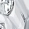 White Gold, variant on 0.10 CT. T.W. Diamond Petite Hoop Earrings in 14K Gold