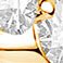 18K Yellow Gold, variant on Lab Created 3.48 CT. T.W. Elongated Cushion Cut Pave Diamond Ring