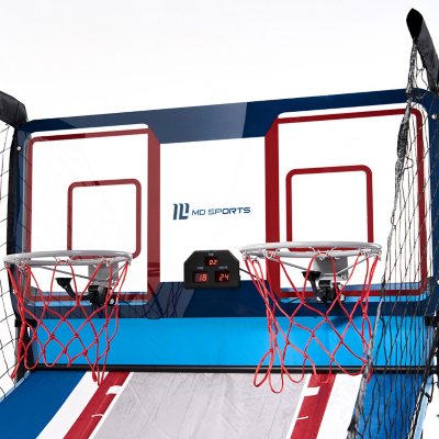 MD Sports EZ-Fold 2-Player 80.5 inch Arcade Basketball Game with