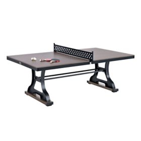 Barrington Billiards Coventry 2-in-1 Indoor Table Tennis Table, 7' Dining Table with Metal Net