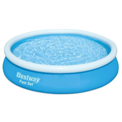 Bestway Fast Set 12’ x 30” Round Inflatable Pool Set