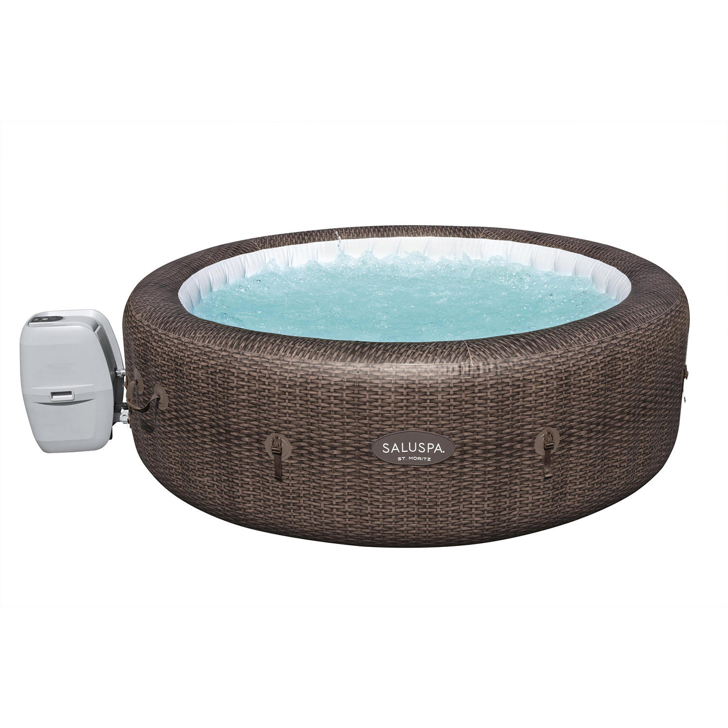 SaluSpa St. Moritz AirJet 5-7 Person Inflatable Hot Tub with App-Control