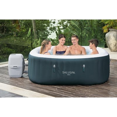 Paine Gillic speelplaats snelheid SaluSpa Ibiza AirJet Inflatable Hot Tub Spa, 4-6 Person - Sam's Club
