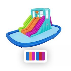 H2OGO! Triple Splash Kids Inflatable Water Park - 22' (Assorted Colors)
