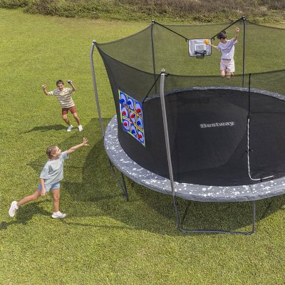 Bestway Xtreme Air 16' Kids Outdoor Trampoline with 2-in-1