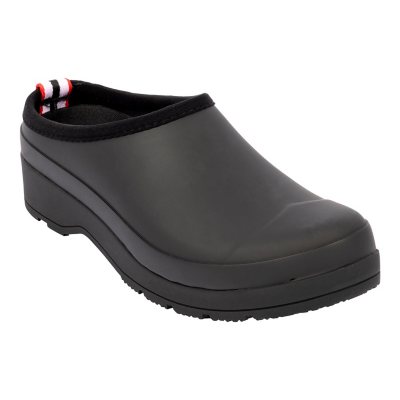 HUNTER PLAY CLOGS - BLACK 7:- 7, Black