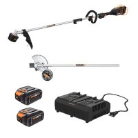 Worx Nitro 40V Brushless Attachment Capable String Trimmer and Universal Lawn Edger Attachment		