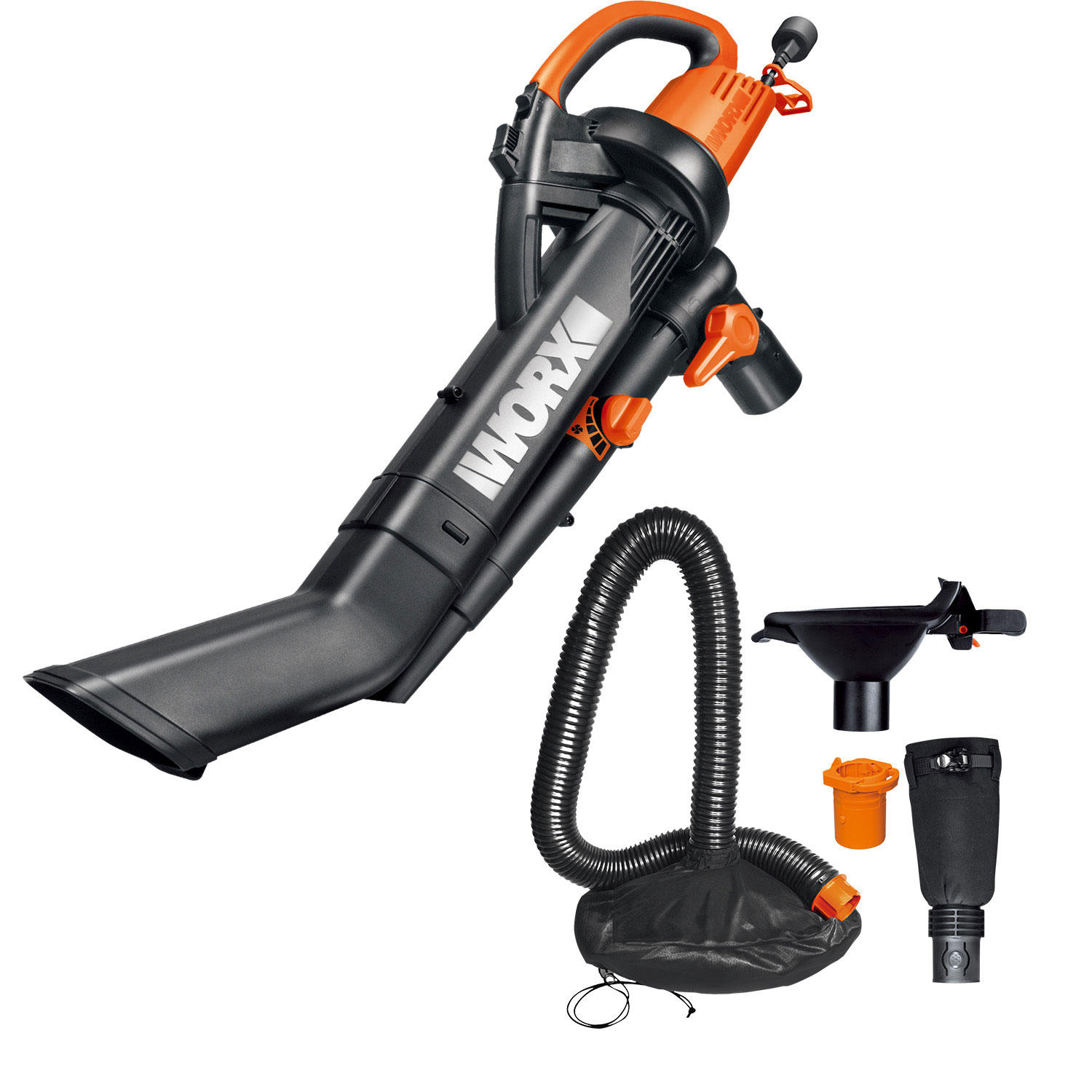 Worx TRIVAC 12 Amp 3-in-1 Blower/Mulcher/ Vacuum with LEAFPRO Collection System