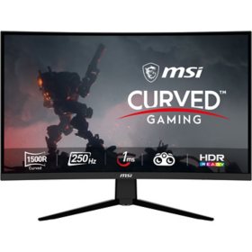MSi 31.5" Curved FHD Display, 1ms 250Hz, Gaming Monitor