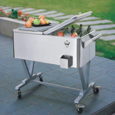Stainless Cooler w/ Cutting Board 120 qt. Sam's Club