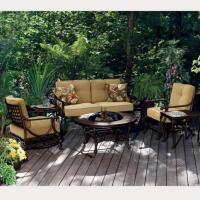 Belize Fire Pit Outdoor Furniture Set 6 Pc Sam S Club