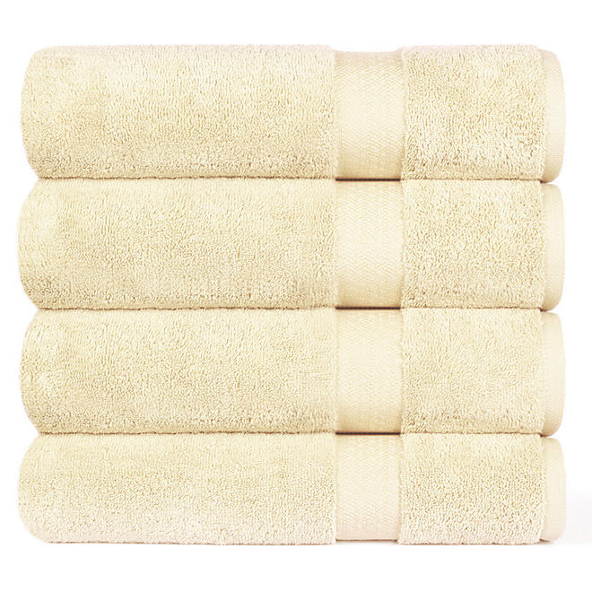 100% Cotton Super Soft Highly Absorbent Luxurious Bath Towel - 30" x 58" - Linen