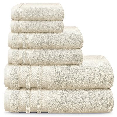 Trident Finesse Ultra Soft, Extra Large, 100% Cotton 2 Piece Bath Towels, Linen, Size: Bath Towel (2-Piece)