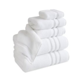 Finesse 100% Cotton 6-Piece Bath Towel Set (Assorted Colors)