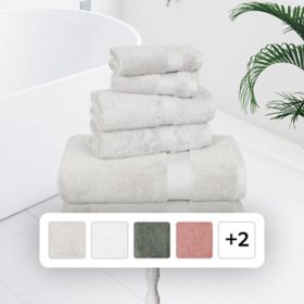 MyTrident Organic 6-Piece Towel Set (Assorted Colors)