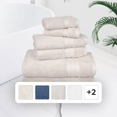 MyTrident Organic 6-Piece Towel Set (Assorted Colors) - Sam's Club