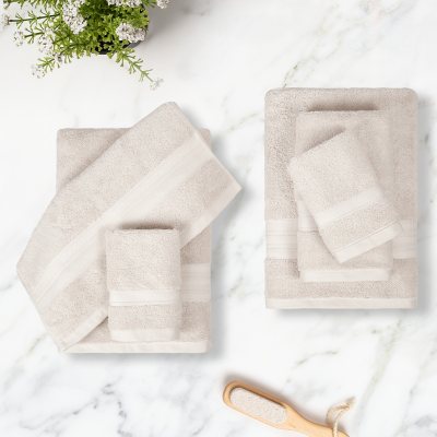 3-Piece Organic Cotton Kitchen Towel Set, Green