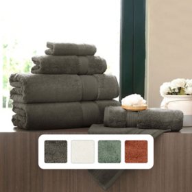 MyTrident Plush 6-pc Towel Set (Assorted Colors)