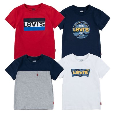 Levi's Boys' Toddler Short Sleeve T-Shirt 4 Pack - Sam's Club