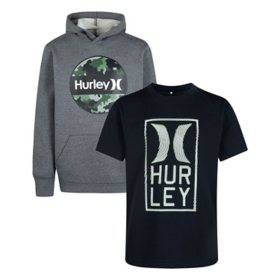 Hurley Boys 2 Pack Hoodie and Tee Set