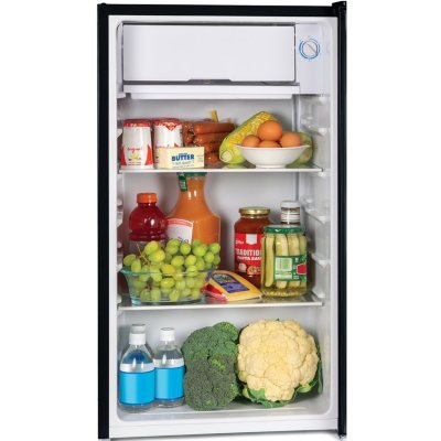 Igloo IRF32BK 3.2 Cu. ft. Single Door Refrigerator - Black