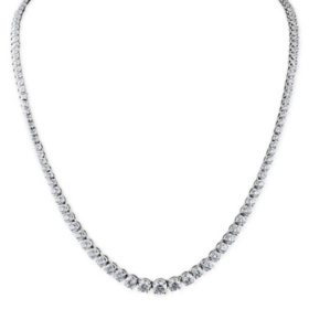 10 CT. T.W. Diamond Riviera Necklace in 14K Gold