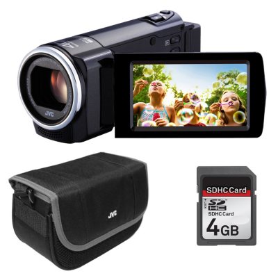 JVC GZE10 Full HD Camcorder Kit with 40x Optical Zoom and 2.7" LCD