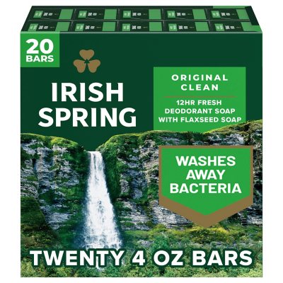 Irish Spring Bar Soap for Men, Original Clean - 3.7 oz