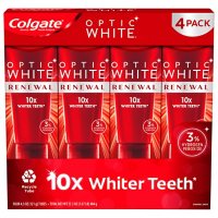 Colgate Optic White Renewal High Impact White Teeth Whitening Toothpaste (4.3 oz., 4 pk.)