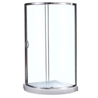 OVE Decors 36" Breeze Shower Kit with Glass Panels & Base