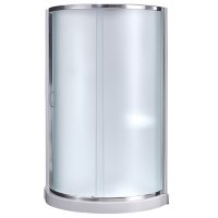 OVE Decors Breeze 31in Shower Kit with PARIS Glass Panels, Walls & Base