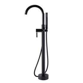 OVE Decors Athena Single-Handle Floor-Mounted Roman Tub Faucet with Hand Shower