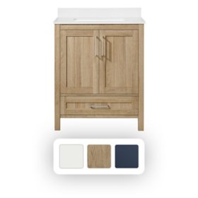 OVE Decors Kansas 30" W x 19" D Freestanding Bathroom Vanity With Sink