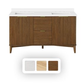 OVE Decors Gabi 60" W x 22" D Freestanding Bathroom Vanity with Sink
