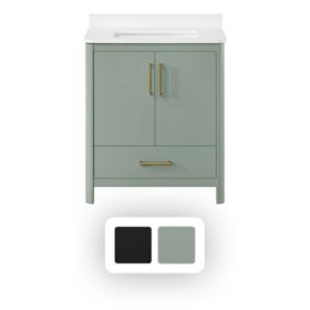 REN Selections Dario 30" W x 19" D Freestanding Bathroom Vanity with Sink